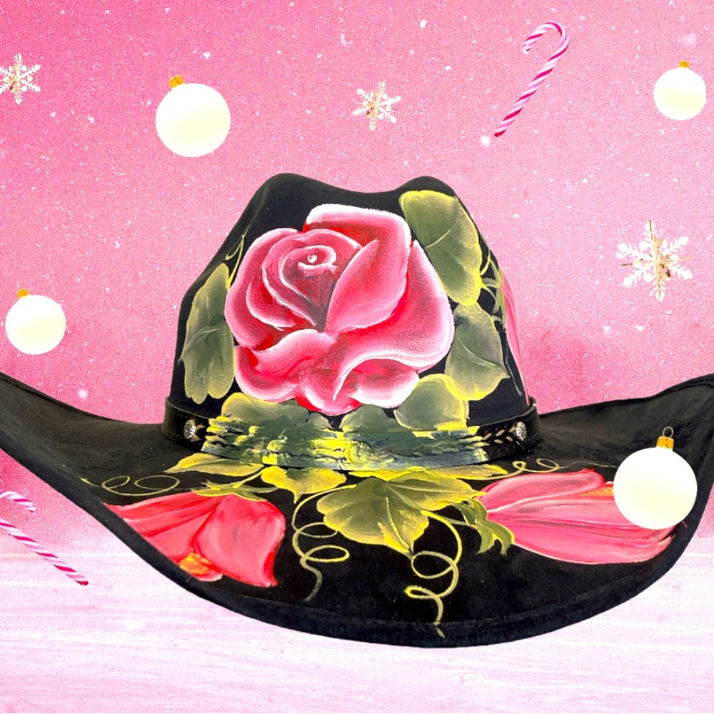Hand painted hat